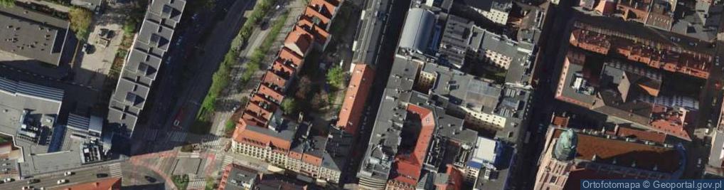 Zdjęcie satelitarne Andrzejewska B., Wrocław