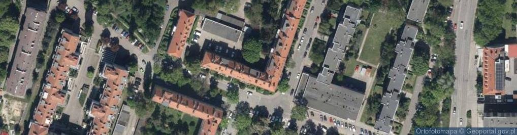 Zdjęcie satelitarne Angelika Jonak Pracownia Projektowa Landart