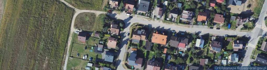 Zdjęcie satelitarne Anna Ewertowska Przedsiębiorstwo Handlowe Food Trade