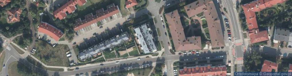 Zdjęcie satelitarne Anna Kuśmierek Indywidualna Praktyka Lekarska