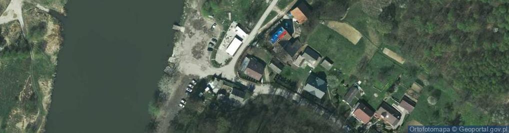 Zdjęcie satelitarne Anna Wcisło Przystań pod Lutym Turem w Tyńcu