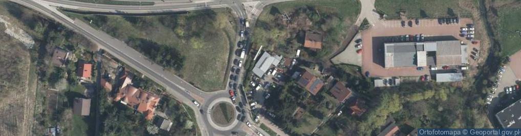 Zdjęcie satelitarne Anna Wójtowicz Serwis Opon Top-Gum