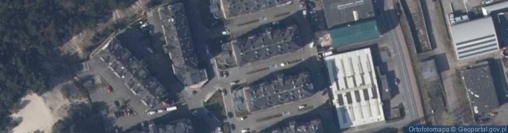 Zdjęcie satelitarne Apartamenty Usteckie