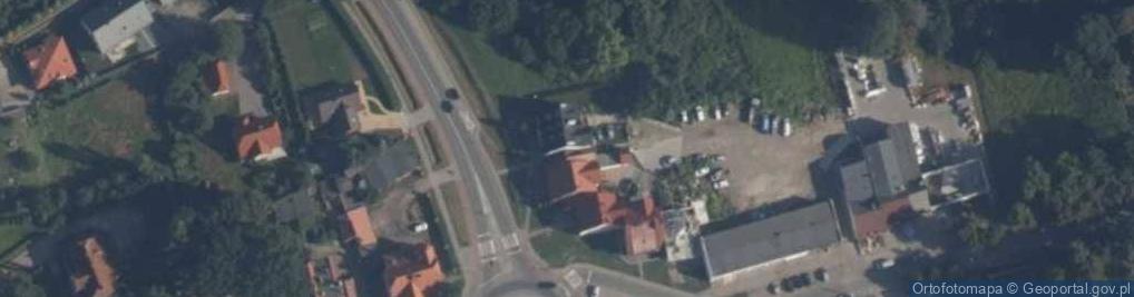 Zdjęcie satelitarne Apteka Jabłońskich MGR Farm.Halina Jabłońska 82-550 Prabuty ul.Daszyńskiego 1A