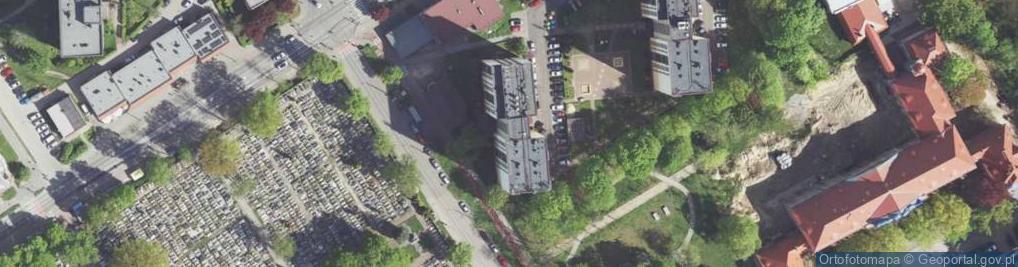 Zdjęcie satelitarne Ar Graf Bednarska Celarek Malec