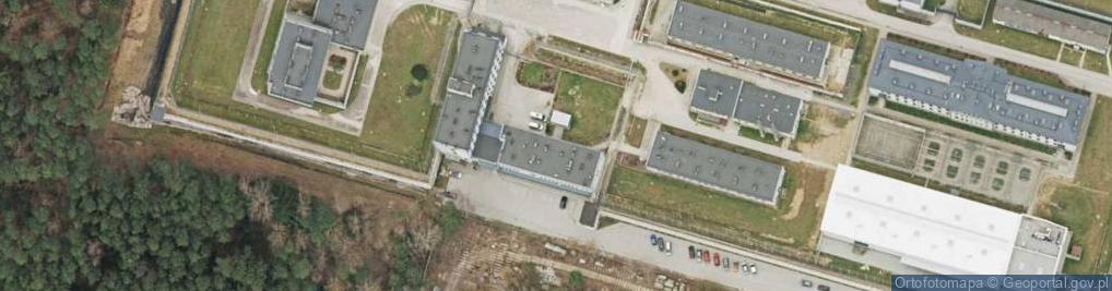 Zdjęcie satelitarne Areszt Śledczy w Kielcach