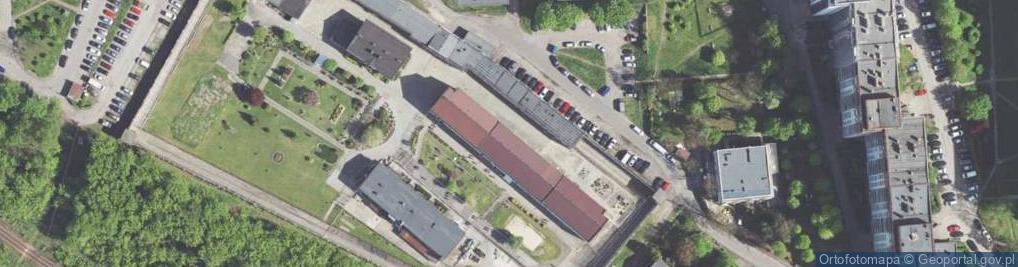 Zdjęcie satelitarne Areszt Śledczy w Sosnowcu