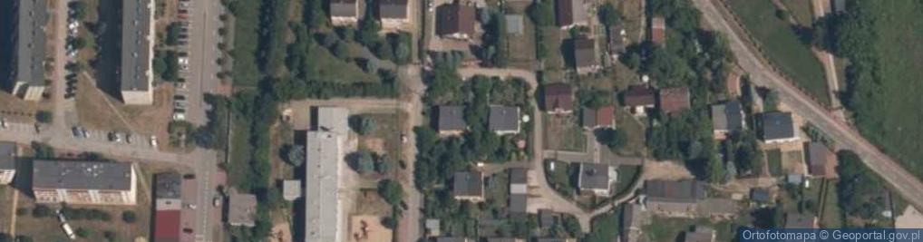 Zdjęcie satelitarne Artek Hurtownia Przemysłowo Dziewiarska Anida