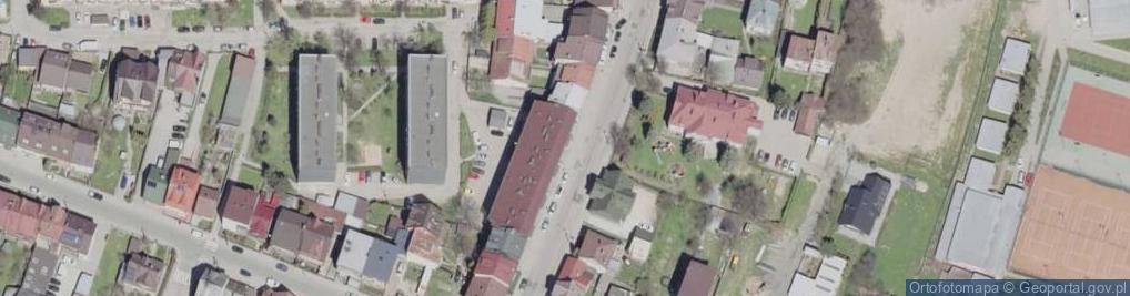 Zdjęcie satelitarne Artykuły Ogólnospożywcze Szymański Krzysztof Tynus Marian