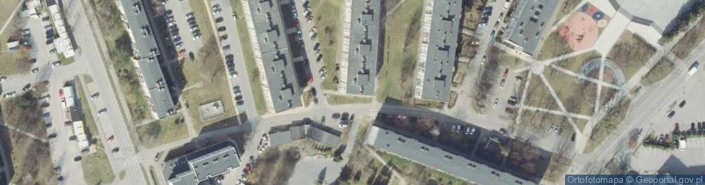 Zdjęcie satelitarne Artykuły Spożywcze Hurt Detal Handel Obwoźny