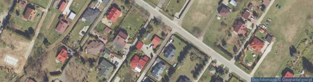 Zdjęcie satelitarne Artykuły Spożywczo Przemysłowe Punk Gastronom Mostek Maria i Zbigniew