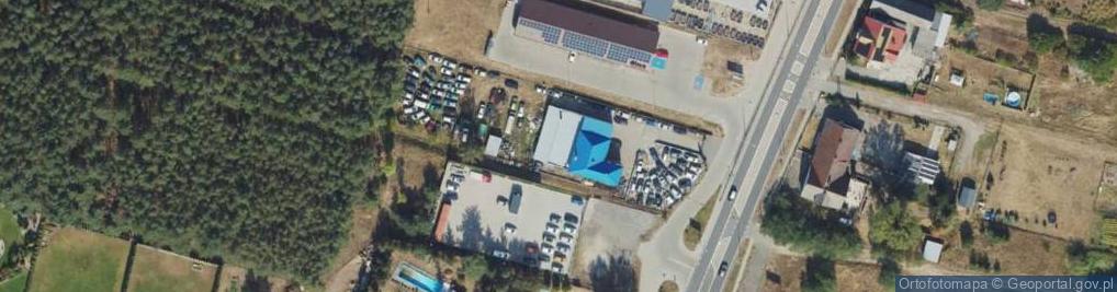 Zdjęcie satelitarne Auto-Błysk Dariusz Maszudziński