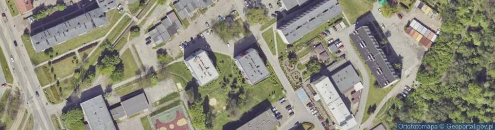 Zdjęcie satelitarne Auto Handel Grzegorz Leszczyński Kazimierz Tomasik