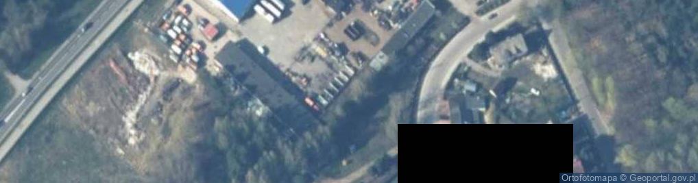 Zdjęcie satelitarne Auto Tęcza
