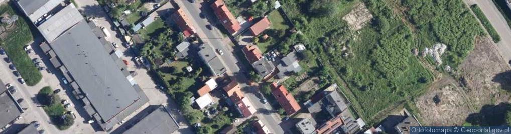 Zdjęcie satelitarne Auto Tłumiki A z Lukrecja Krocz