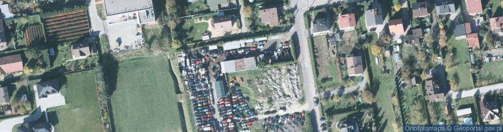 Zdjęcie satelitarne Auto-Złom
