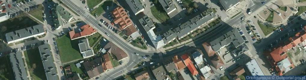 Zdjęcie satelitarne "Automarket" Jarosław Podraza, Mateusz Podraza