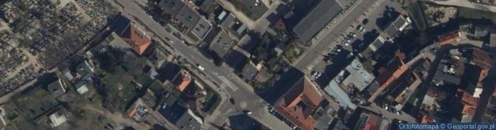 Zdjęcie satelitarne Autonomiczne Stowarzyszenie Ogrodu Działkowego im Jana III Sobieskiego w Gniewie