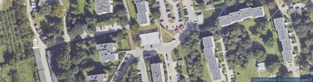 Zdjęcie satelitarne Autorskie Studio Projektów Budownictwa Mieszkaniowego