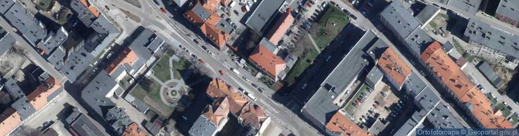 Zdjęcie satelitarne Autoryzowana Agencja Ubezpieczeniowa Warta Tomasz Biel Marzena M