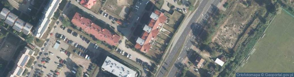 Zdjęcie satelitarne AZ Clean czyszczenie i malowanie dachów elewacji kostki