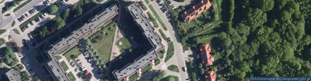 Zdjęcie satelitarne B i T Studio Leszek Bieliński