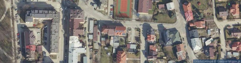 Zdjęcie satelitarne Baczyńskiego 15 oraz Rejtana 7