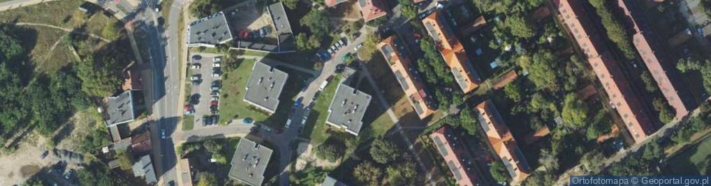 Zdjęcie satelitarne Bania