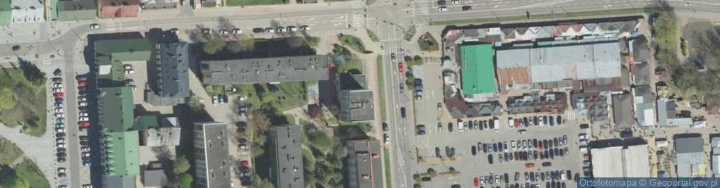 Zdjęcie satelitarne Bar Jarosz w Suwałkach