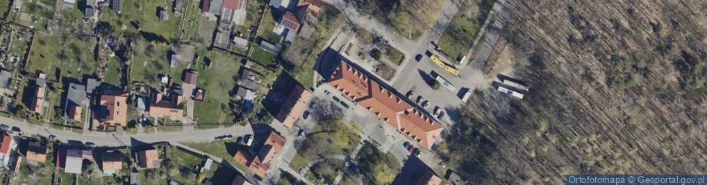 Zdjęcie satelitarne Bar Leśny Lewandowski Edward Lewandowska Stanisława