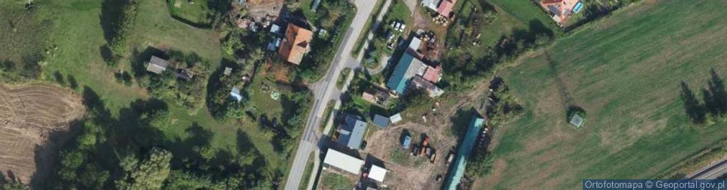 Zdjęcie satelitarne Bar pod Kasztanem