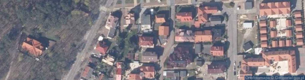 Zdjęcie satelitarne Baranowska Wynajem Pokoi Beatka