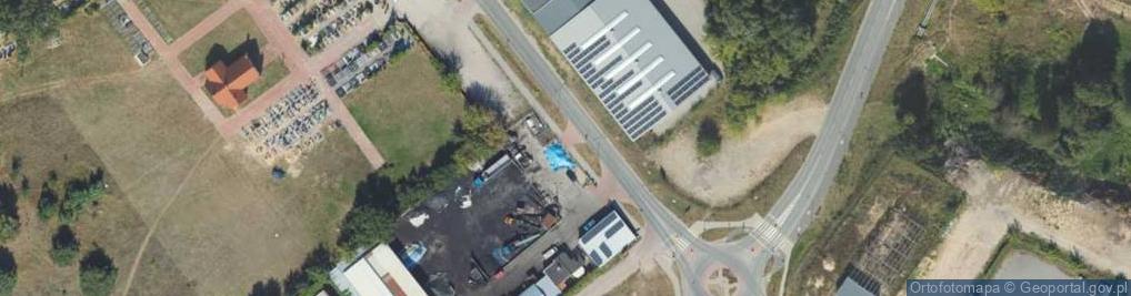 Zdjęcie satelitarne Barbara Marchewka Magazyn Opałowy Tomasz Marchewka, Barbara Marchewka