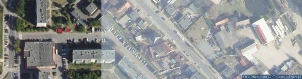 Zdjęcie satelitarne Barteks Transport Krajowy i Międzynarodowy Zofia Raczkowska