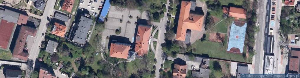 Zdjęcie satelitarne Bezpieczny Powiat Pszczyński z Siedzibą w Pszczynie