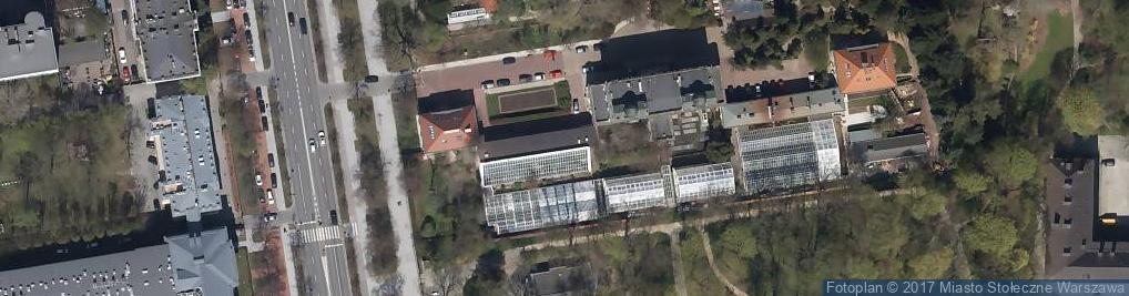 Zdjęcie satelitarne Biblioteka Polskiego Towarzystwa Botanicznego
