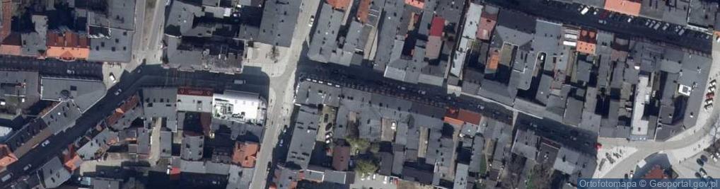 Zdjęcie satelitarne Bistro 7 Mała Gastronomia Handel Hurt Detal Art Spoż i Przem w Hęciak