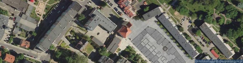 Zdjęcie satelitarne Biuro Doradztwa Kadrowego i BHP