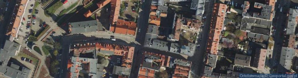 Zdjęcie satelitarne Biuro Likwidacji Szkód i Dochodzenia Roszczeń Odszkodowawczych Kompleks Plus