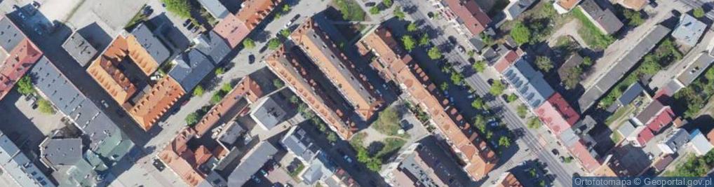 Zdjęcie satelitarne Biuro Obrotu Nieruchomościami Rezydencja Beata Ogończyk-Mąkowska