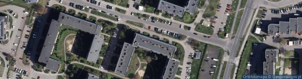 Zdjęcie satelitarne Biuro Projektów Arial