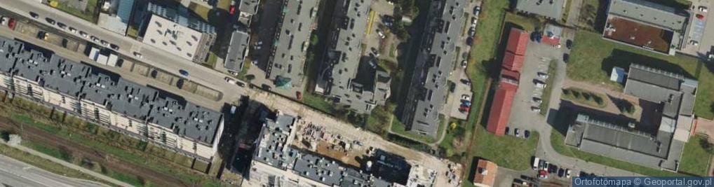 Zdjęcie satelitarne Biuro Projektów Budownictwa Specjalnego X Projekt