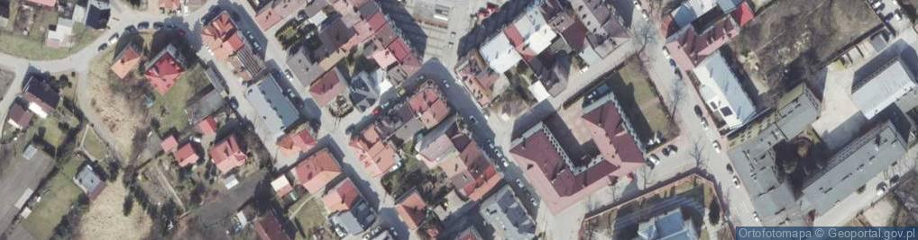 Zdjęcie satelitarne Biuro Projektowe i Obsługi Inwestycji Budownictwa w J Jurasz