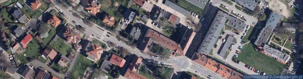 Zdjęcie satelitarne Biuro Transportowo Handlowe Tes Oszczepalińska