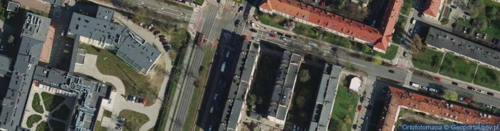 Zdjęcie satelitarne Biuro Usług Geodezyjno Kartograf Blinkiewicz z E Zbierski M