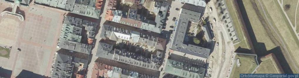 Zdjęcie satelitarne Biuro Usług Turystycznych Intur w Zamościu