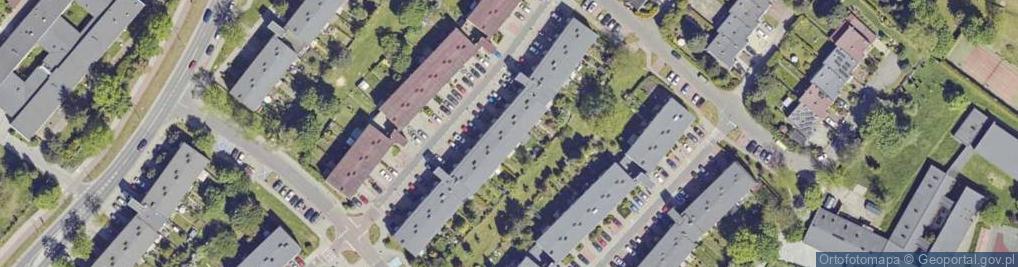 Zdjęcie satelitarne Blacharstwo Dekarstwo Handel Obwoźny