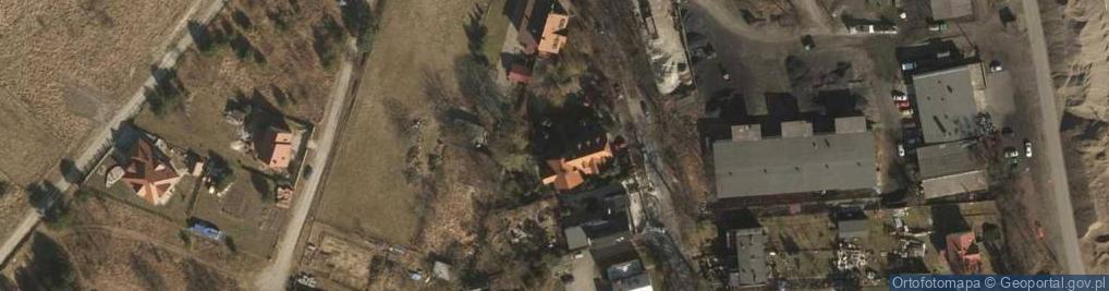 Zdjęcie satelitarne Błądek Zbigniew Zakład Blacharstwa i Mechaniki Samochodowej