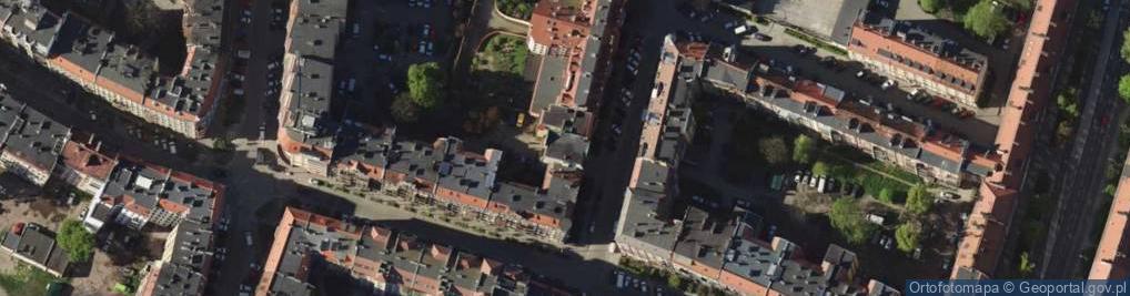 Zdjęcie satelitarne Blok R., Wrocław