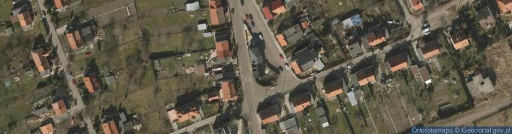 Zdjęcie satelitarne Bogusława Wierzbicka Pawilon Handlowy